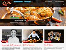 Tablet Screenshot of chillirestaurant.co.uk